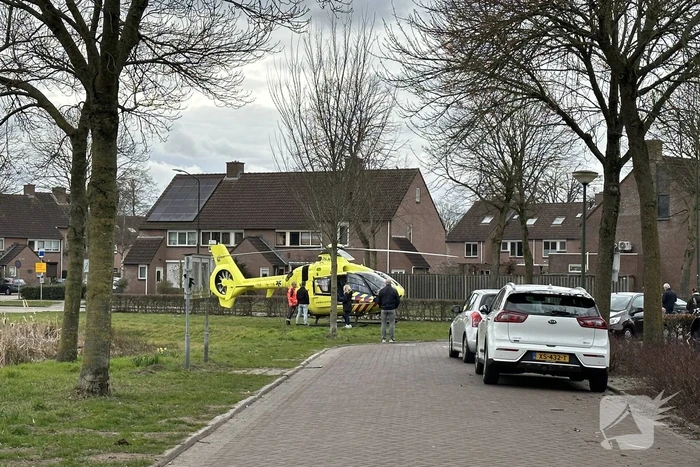 Persoon gewond na val in woning