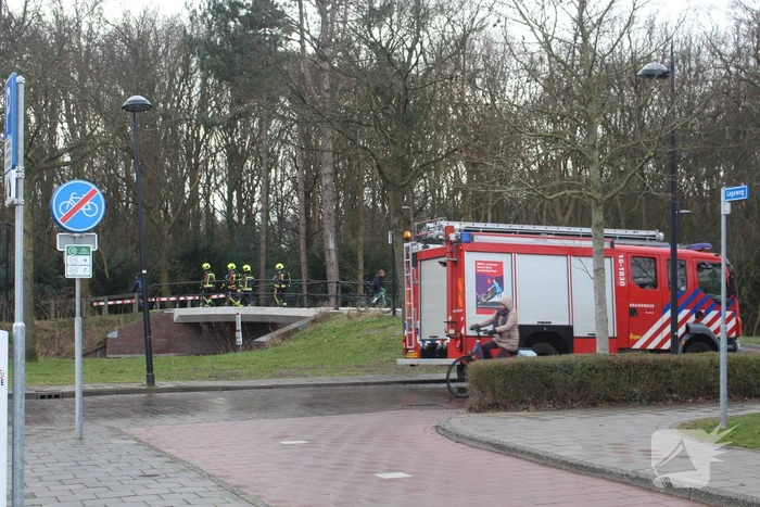 Brand in bosschage door koperverbranding