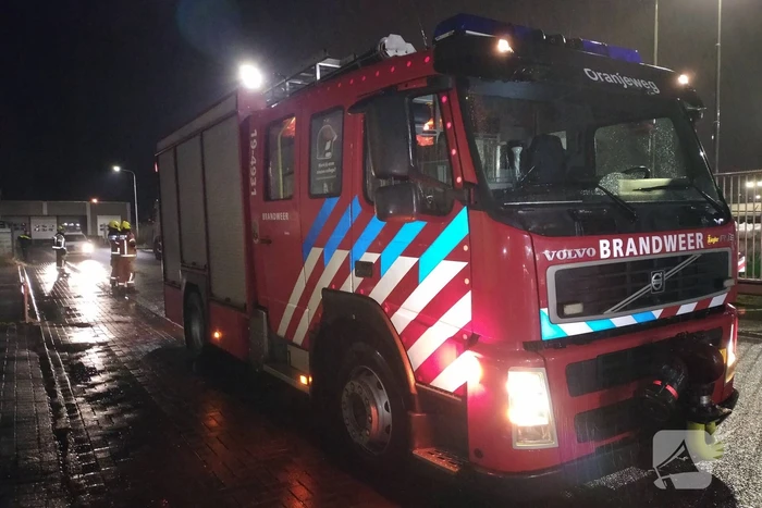 Broei in containers van vrachtwagen