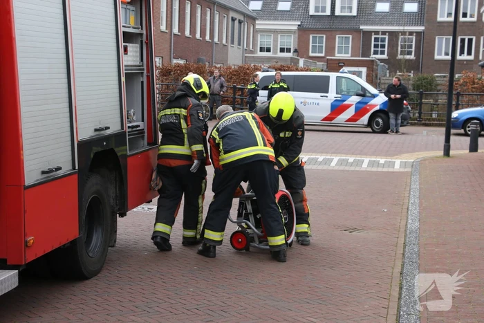 Kantoorpand geventileerd na brand