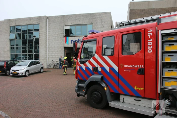 Kantoorpand geventileerd na brand