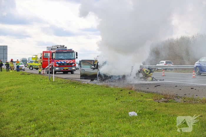 brand rijksweg a27 r 109,9 almere