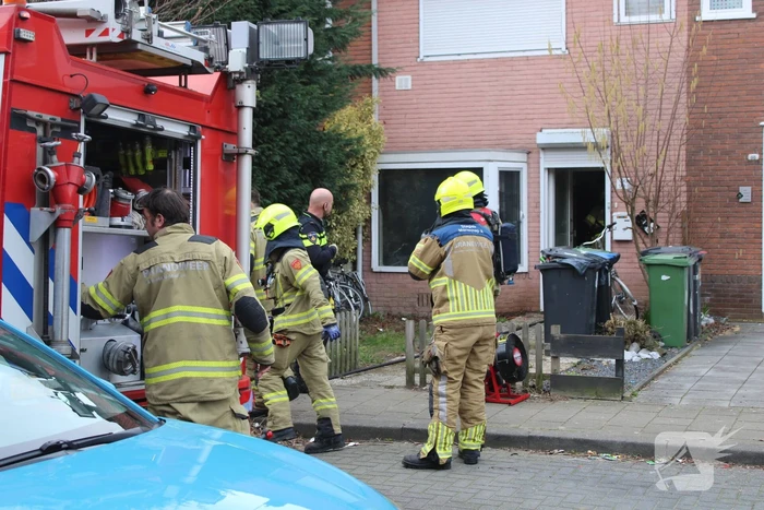 Gewonde bij brand in woning