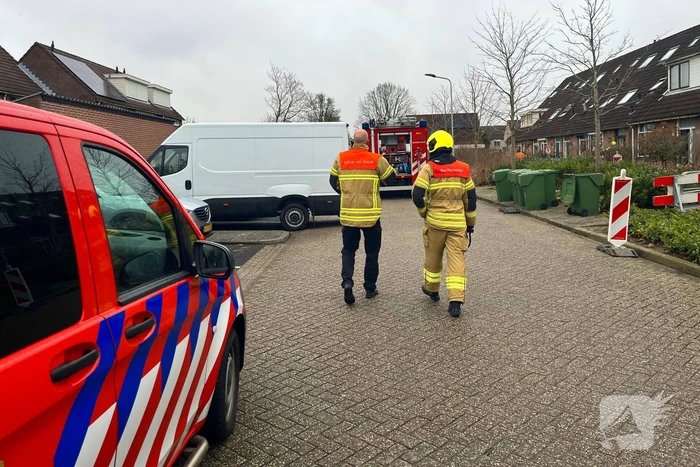 Gasleiding geraakt bij aanleg glasvezel