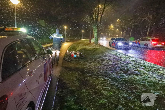 Scooterrijder op de vlucht voor politie