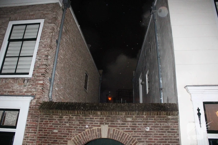 Ontruiming in centrum wegens grote woningbrand