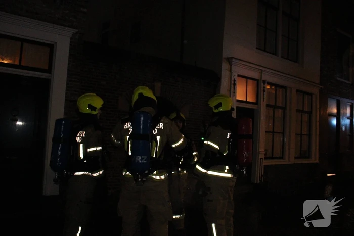 Ontruiming in centrum wegens grote woningbrand