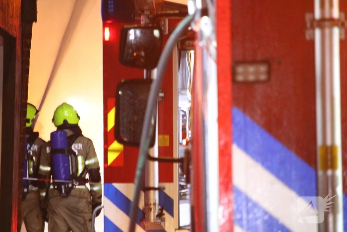 Ontruiming in centrum wegens grote woningbrand