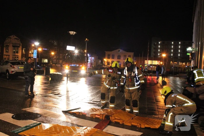 Ontruiming in centrum wegens grote woningbrand