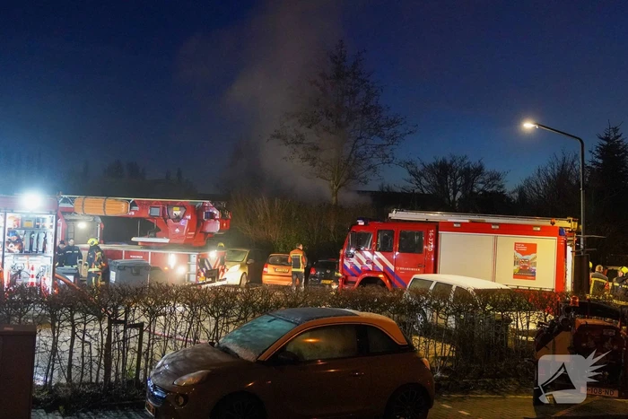 Schuur verwoest door uitslaande brand