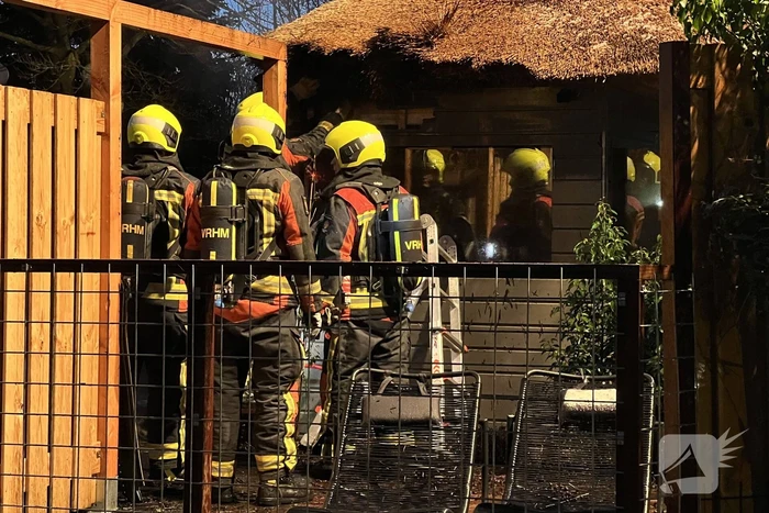 Schuur verwoest door uitslaande brand