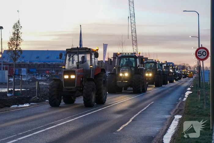 Boeren onderweg voor grote demonstratie
