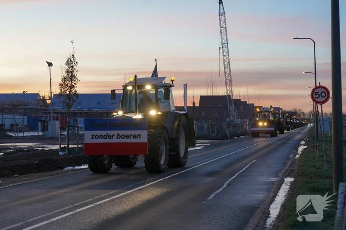 Boeren onderweg voor grote demonstratie
