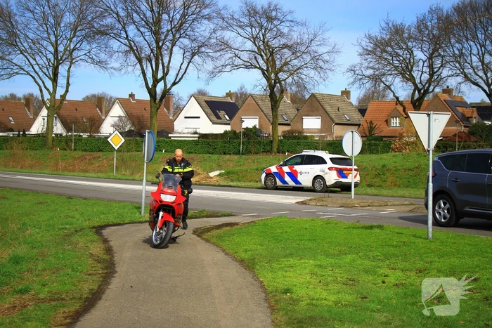 Motorrijder onderuit bij eenzijdig ongeval