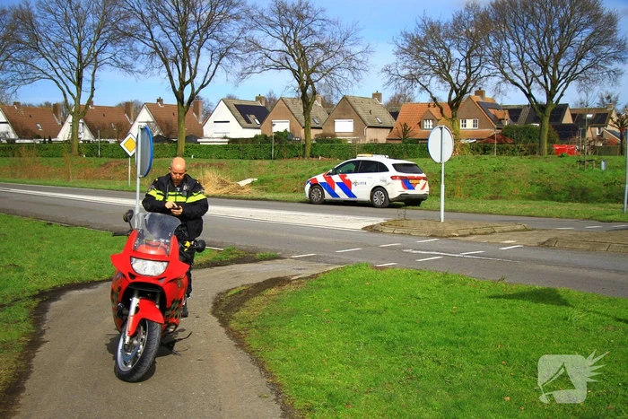 Motorrijder onderuit bij eenzijdig ongeval