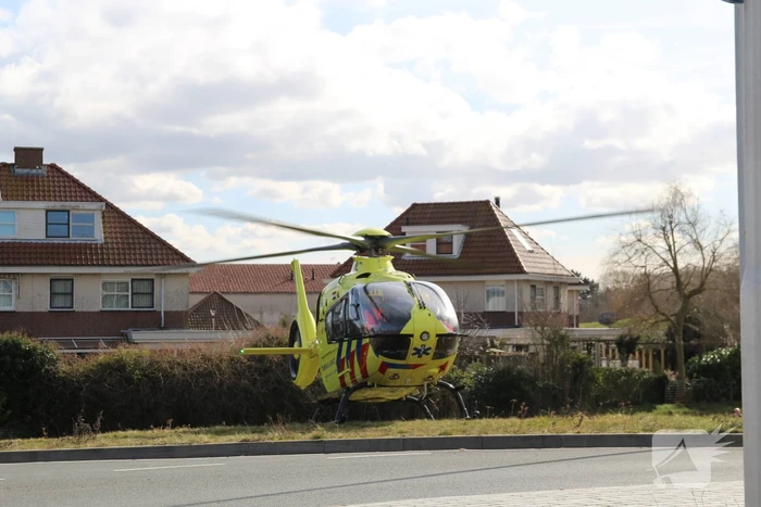 Traumahelikopter ingezet voor incident