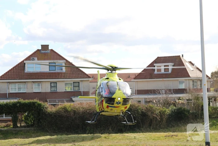 Traumahelikopter ingezet voor incident
