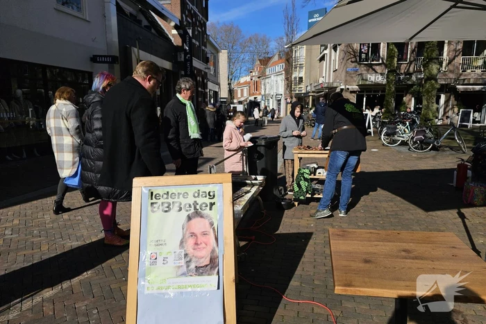 Verkiezingsmarkt in centrum