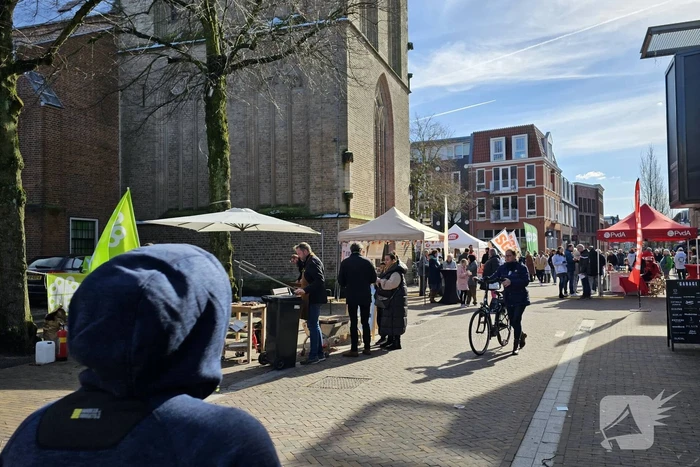 Verkiezingsmarkt in centrum