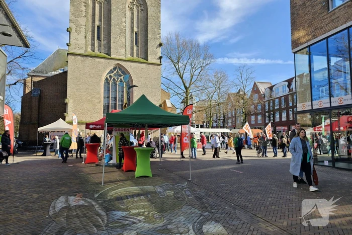 Verkiezingsmarkt in centrum