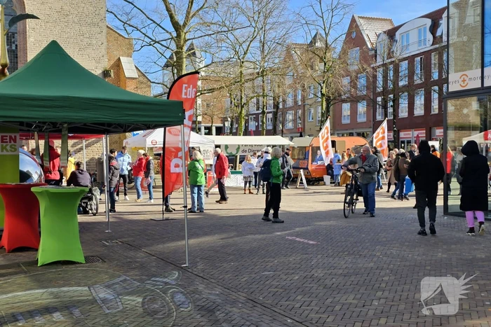 Verkiezingsmarkt in centrum