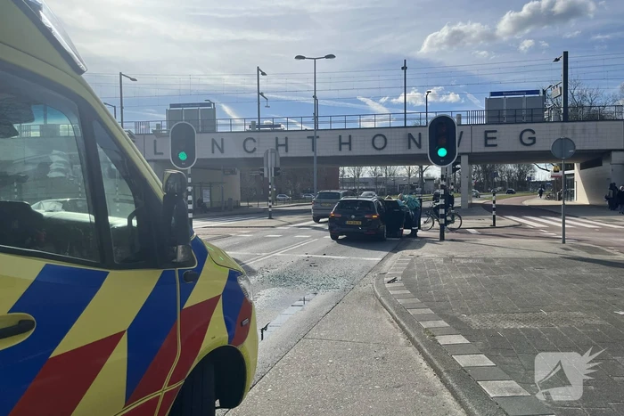 Aanrijding tussen twee personenauto's