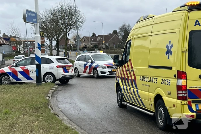 Voorwiel breekt af bij verkeersongeval