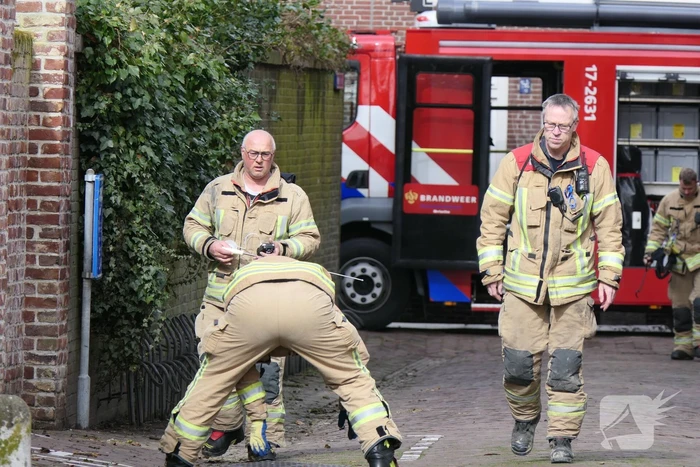 Riool gespoeld vanwege gaslekkage