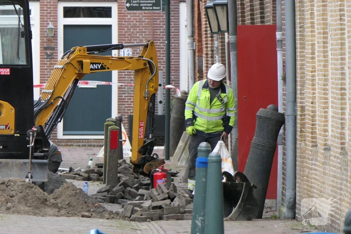 Riool gespoeld vanwege gaslekkage
