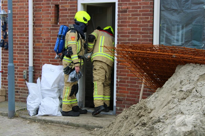 Gaslek in woning tijdens verbouwing