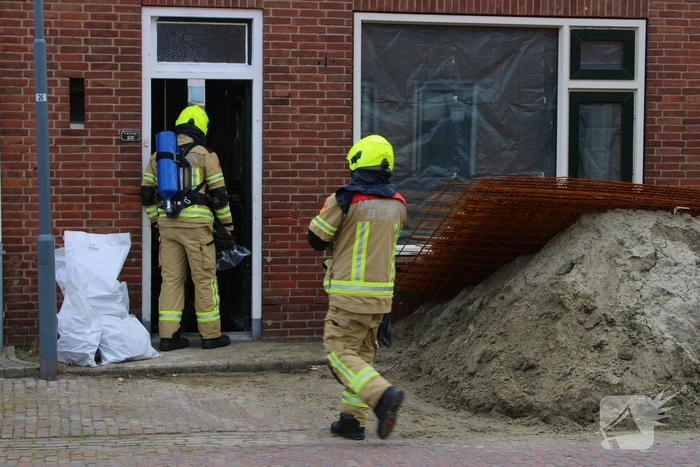 Gaslek in woning tijdens verbouwing