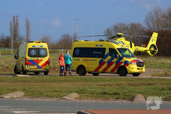 Persoon waait van trap en raakt ernstig gewond