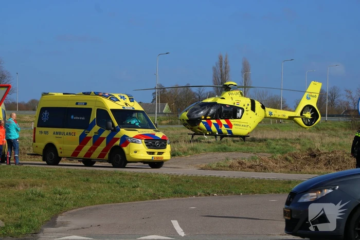Persoon waait van trap en raakt ernstig gewond