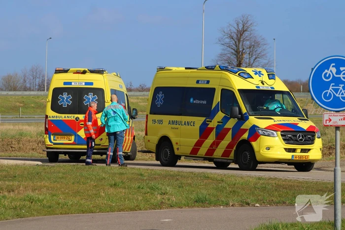 Persoon waait van trap en raakt ernstig gewond