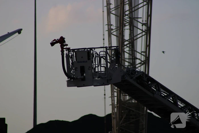 Flinke brand op offshore platform