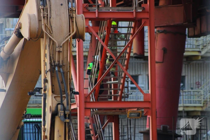 Flinke brand op offshore platform