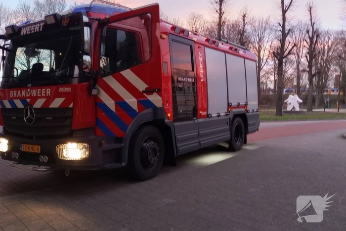 Brand in woning snel geblust