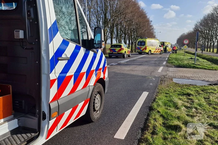 18-jarige fietser overleden bij ongeval met bestelbus