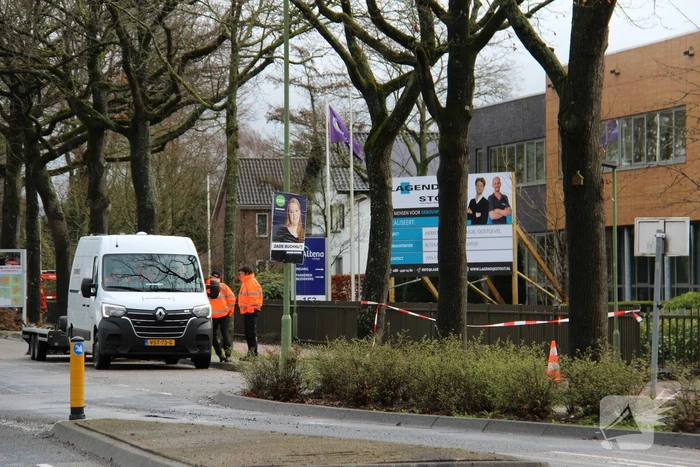 Doorgaande weg afgesloten vanwege gaslekkage
