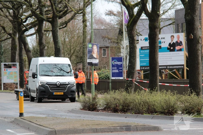 Doorgaande weg afgesloten vanwege gaslekkage