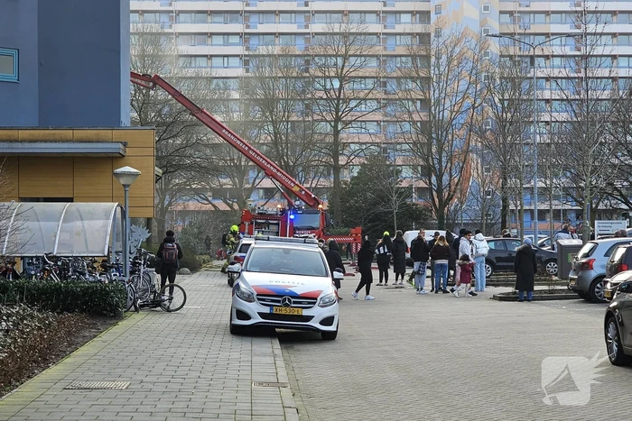 Zeer grote brand in flatwoning