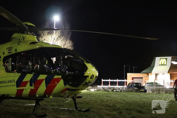Traumahelikopter ingezet voor incident in woning