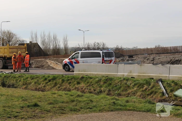 Persoon gewond bij plaatsen geluidswal