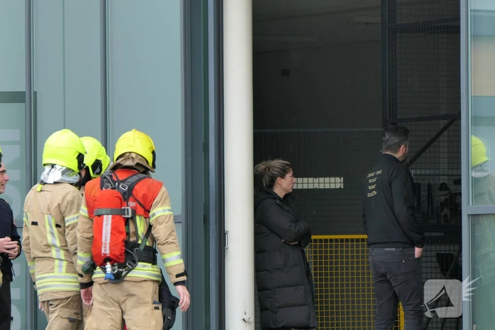Koffiebranderij geventileerd door brandweer