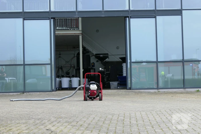 Koffiebranderij geventileerd door brandweer