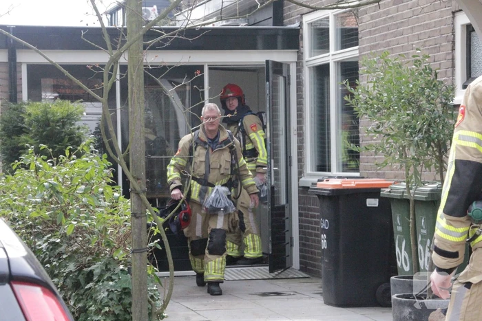 Gasleiding geraakt tijdens werk in voortuin