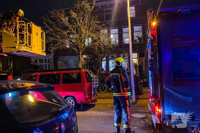 Rookontwikkeling door schoorsteenbrand