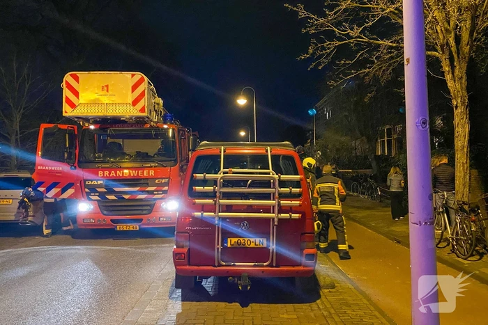 Rookontwikkeling door schoorsteenbrand