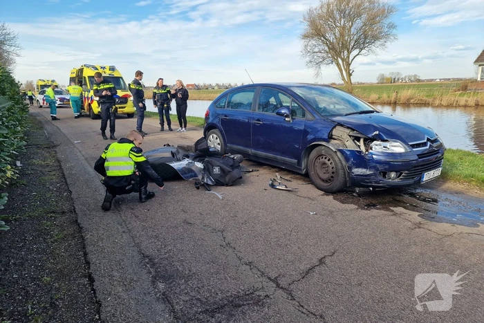 ongeval broekermeerdijk watergang