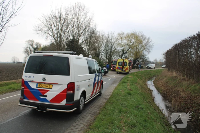 Automobilist botst tegen boom